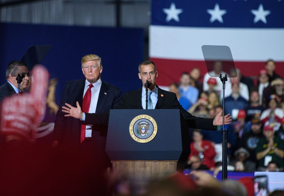 Former Trump campaign manager Corey Lewandowski.