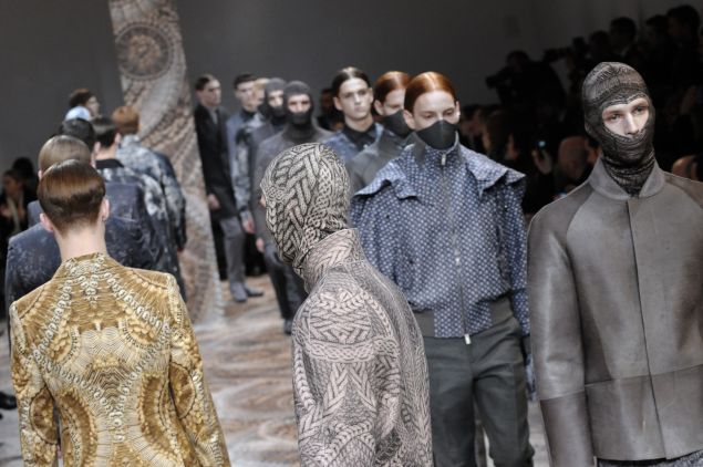 Alexander McQueen Fall/Winter 2010-2011 Menswear collection.