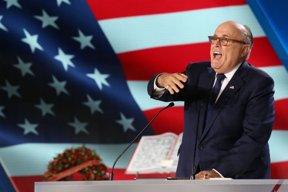 President Trump's legal counsel Rudy Giuliani.