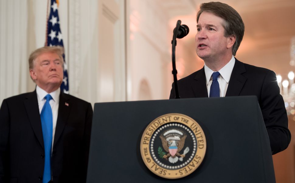 U.S. Judge Brett Kavanaugh.