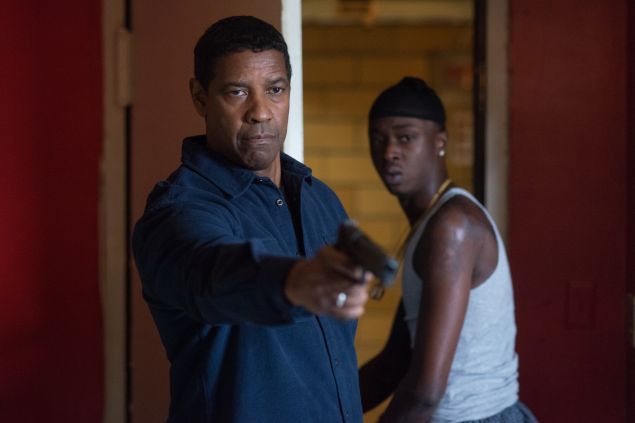 Denzel Washington and Ashton Sanders in The Equalizer 2.