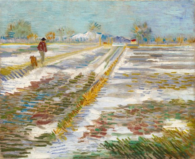 Van Goghs Landsscape With Snow, 1988, the work the White House requested to borrow from the Guggenheim.