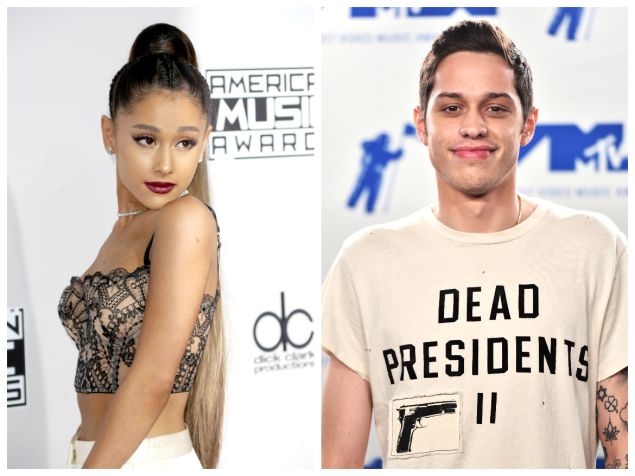Ariana Grande and Pete Davidson.