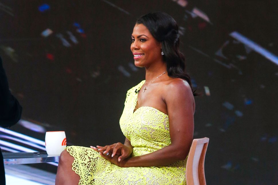 Omarosa Manigault-Newman dominated cable news coverage this month.