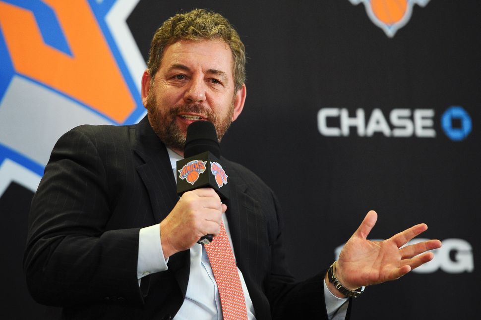 James Dolan wrote a song about sexual harassment, but radio host Maggie Gray thinks the New York Knicks owner is a giant hypocrite.