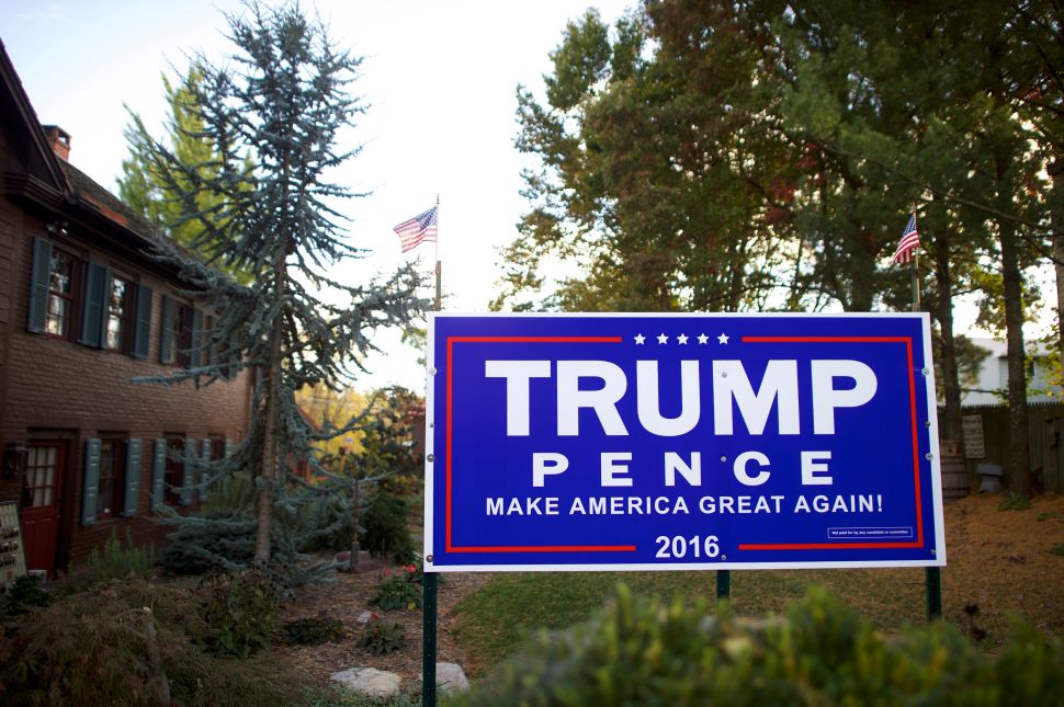 Trump may have won the election, but it wasn't because of yard signs.
