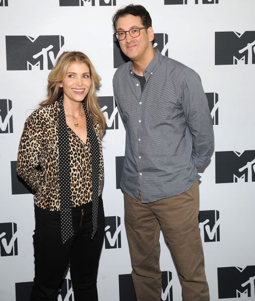 Deborah Kaplan and Harry Elfont at the 2016 MTV Press Junket in New York City.