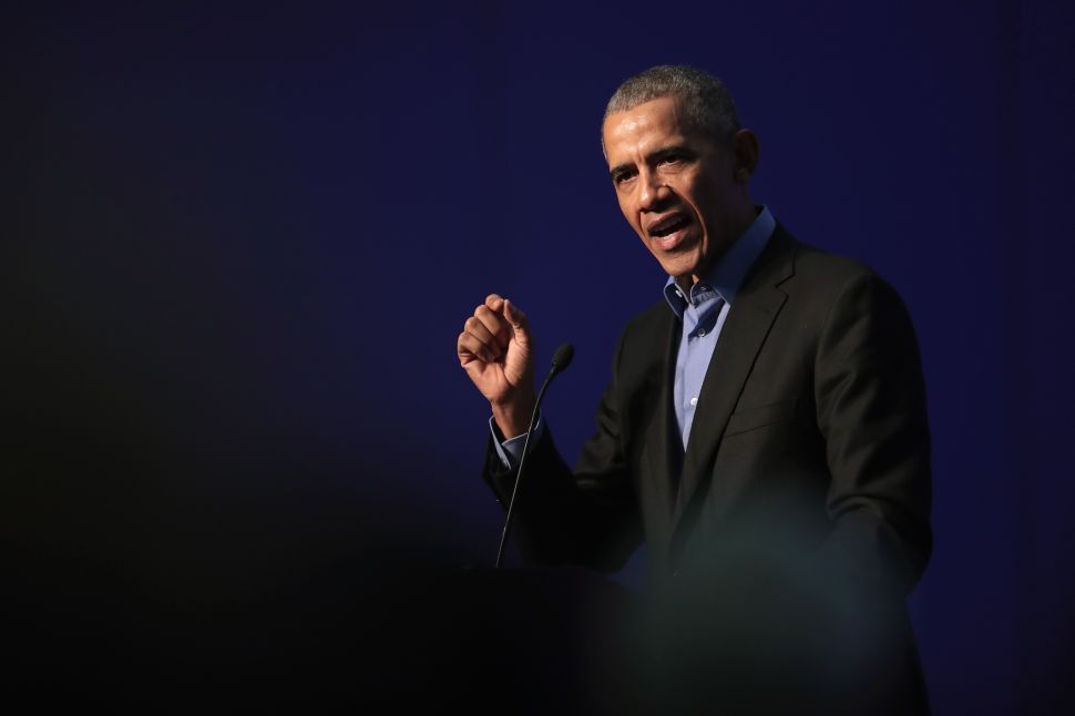 Former president Barack Obama.