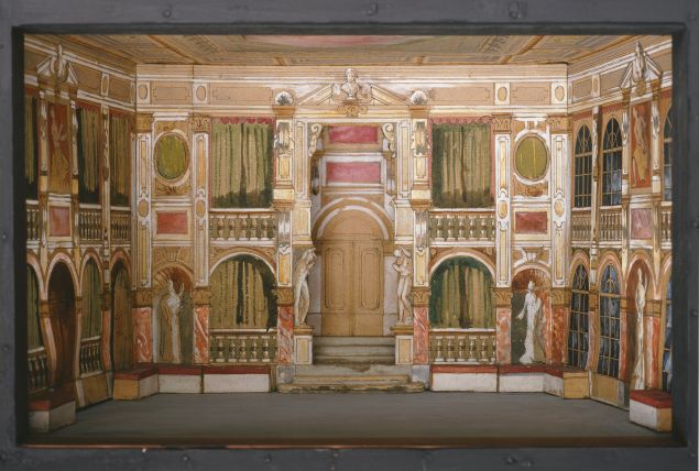 Scenery for the 1903 Hofburg Theater production of The Conspiracy of Fiesko to Genoa