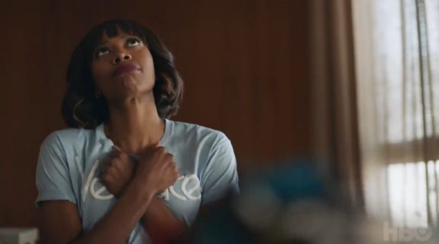 Yvonne Orji in Season 3 of HBO's Insecure.