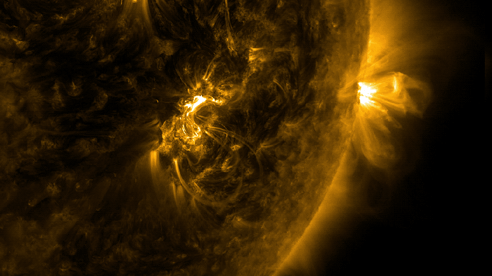 Solar flare.