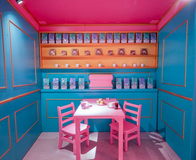 A room in the Winky Lux experience store.