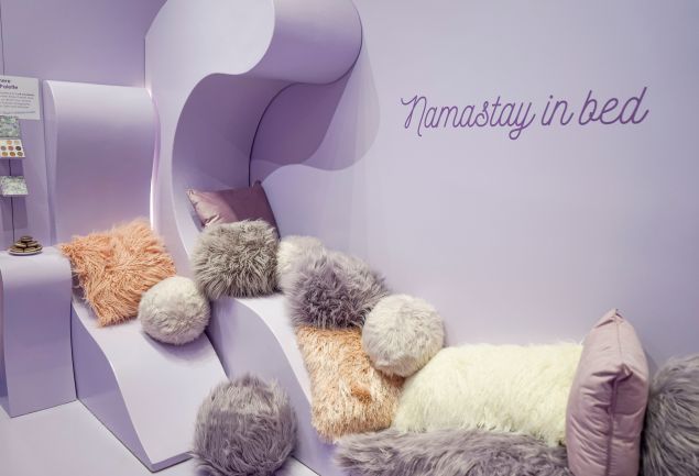 A room in the Winky Lux experience store.