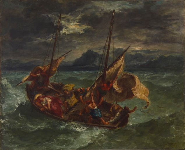 Eugène Delacroix, Christ on the Sea of Galilee.