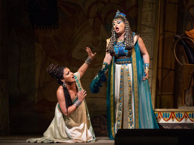 Divas Anna Netrebko and Anita Rachvelishvili burn up the stage in 'Aida'.