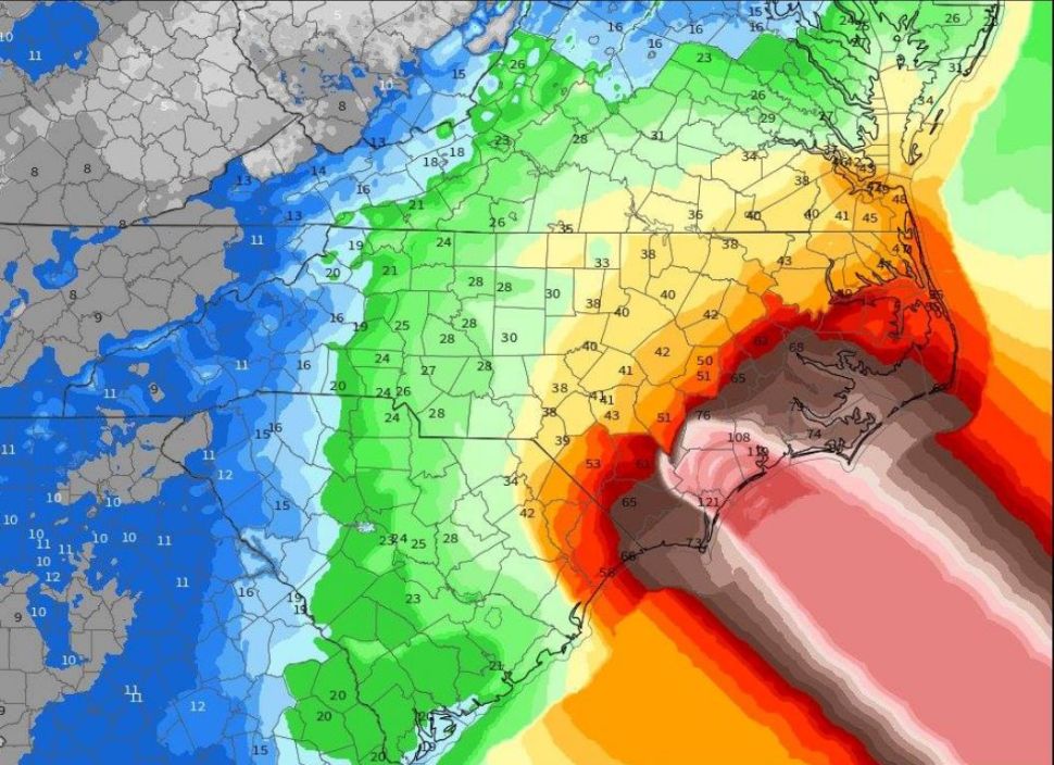 Hurricane Florence is no joke, but this image inspired a bunch of them.