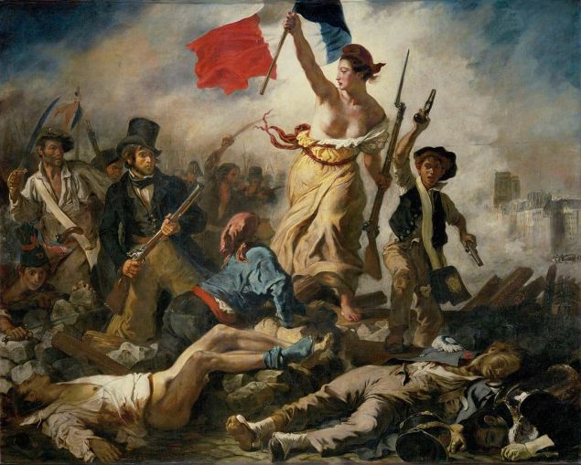 Eugène Delacroix, Liberty Leading the People, 1830. Oil on canvas.