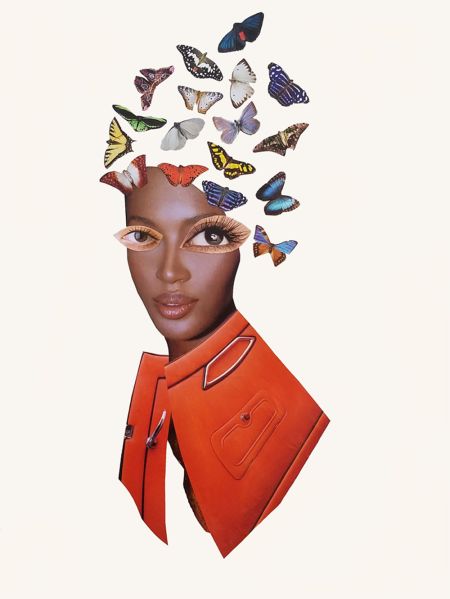 Chelle Barbour, Free Your Mind. Mixed media.