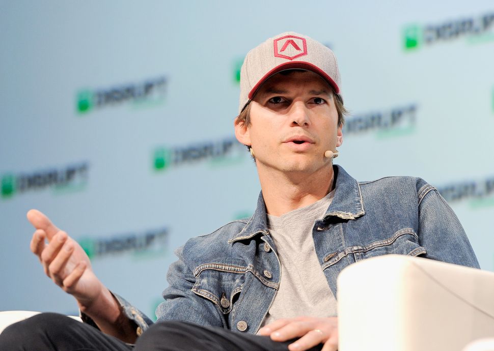 Ashton Kutcher at TechCrunch SF