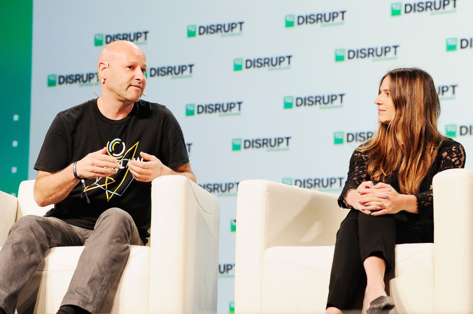 ConsenSys Founder Joseph Lubin (L) and ConsenSys Chief Marketing Officer Amanda Gutterman