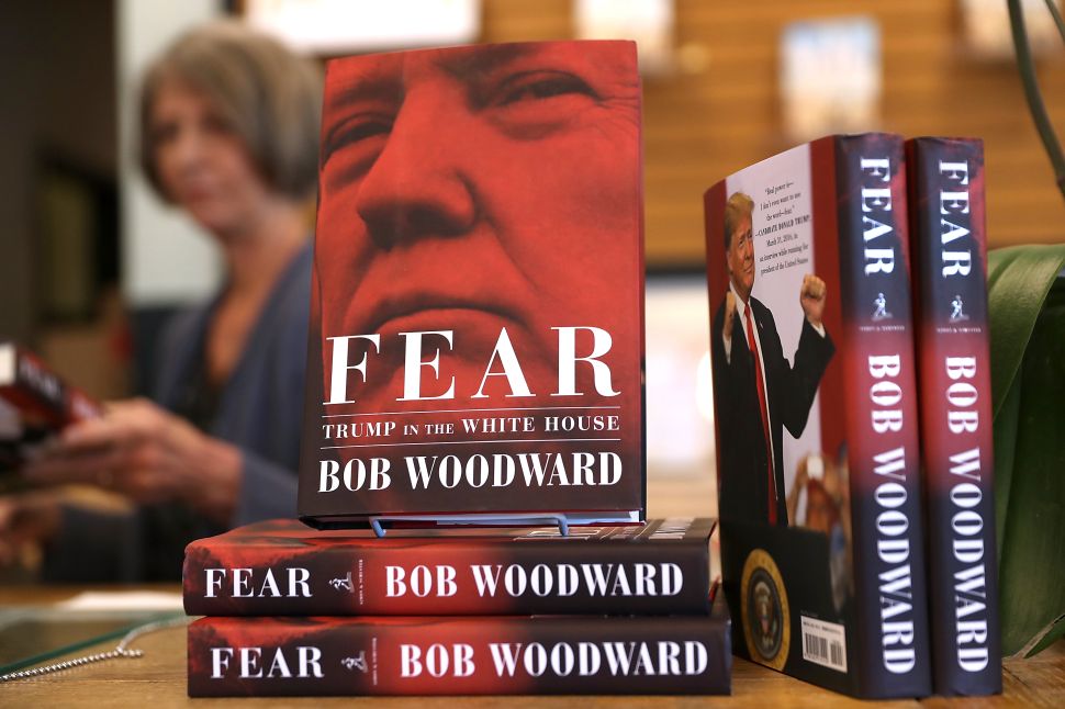 Bob Woodward's 'Fear' is the talk of the publishing industry.