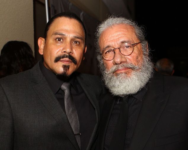 Emilio Rivera and Edward James Olmos at the Hispanic 100 Foundation's 5th Annual Lifetime Achievement Award Gala.