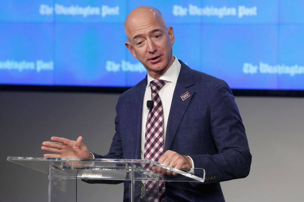 Washington Post owner Jeff Bezos is another tech titan with a media company under his belt.