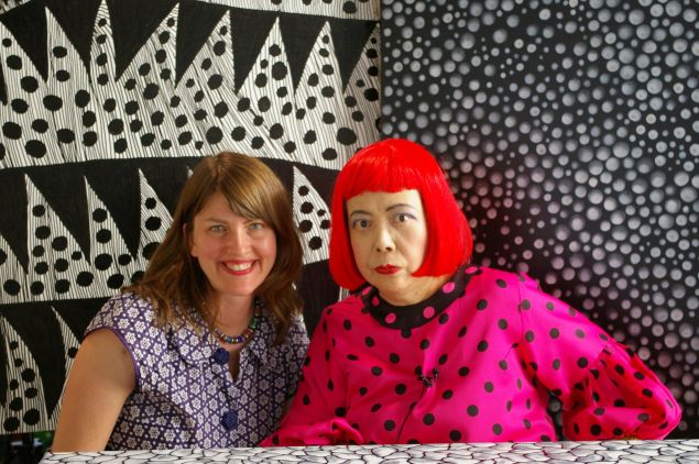 Heather Lenz and Yayoi Kusama.