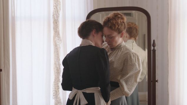 Kristen Stewart and Chloë Sevigny in Lizzie.