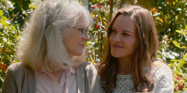 Blythe Danner and Hillary Swank in What They Had.