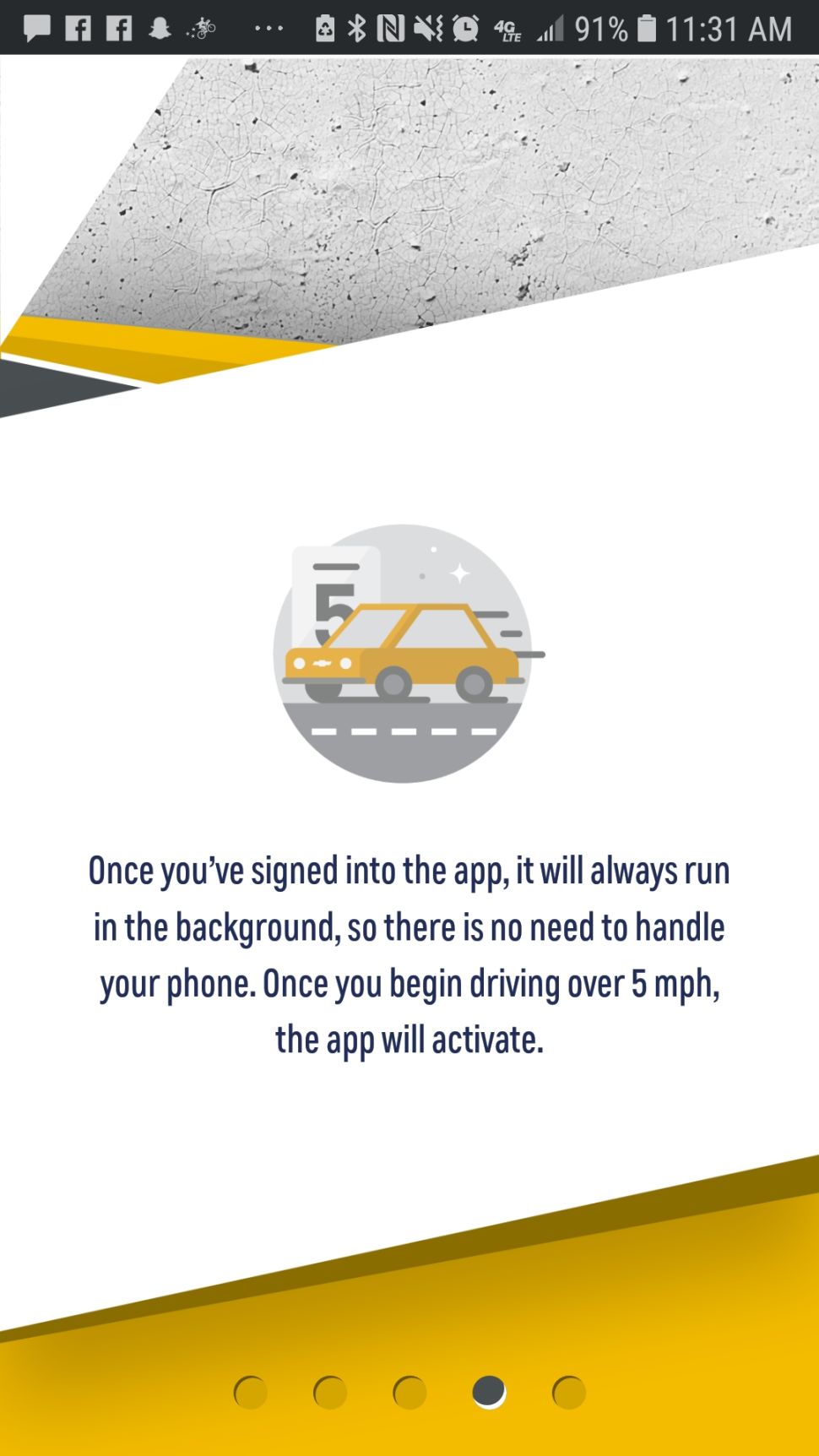 Sorry iPhone users. The Call Me Out app is only available on Android for people who drive over 5 mph.