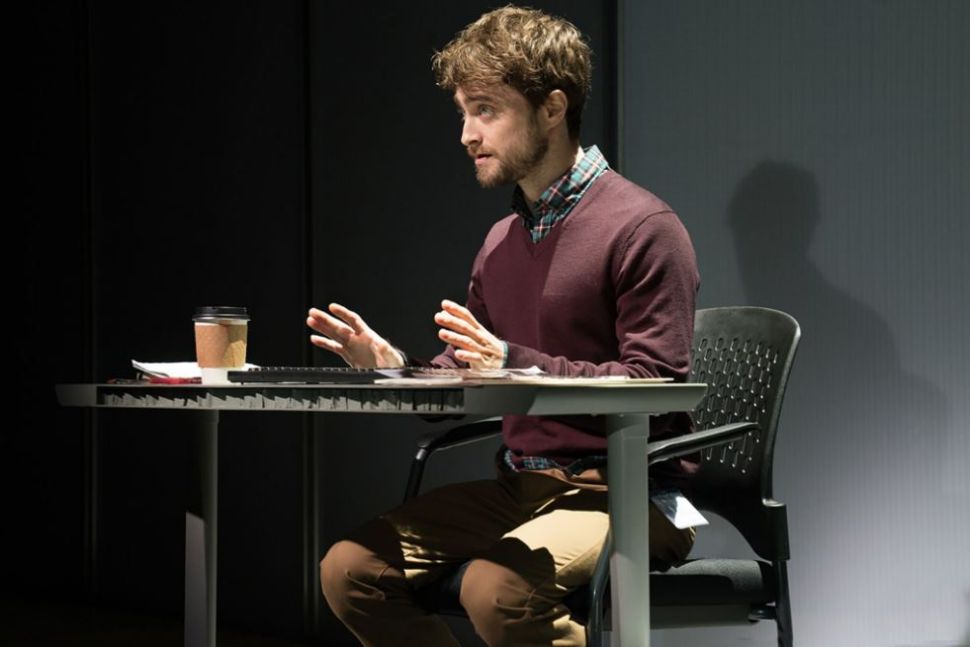 Daniel Radcliffe in 'The Lifespan of a Fact.'