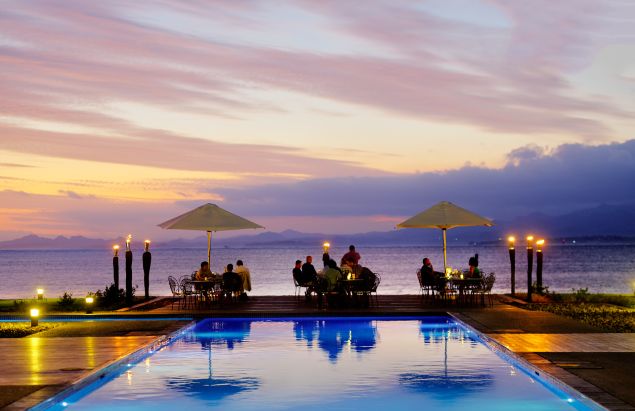 All of the hotel's cuisine is Fijian-inspired.