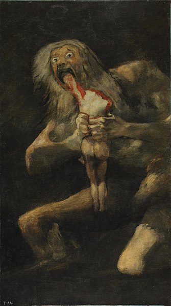 Francisco de Goya, Saturn Devouring His Son, c. 1819–1823.