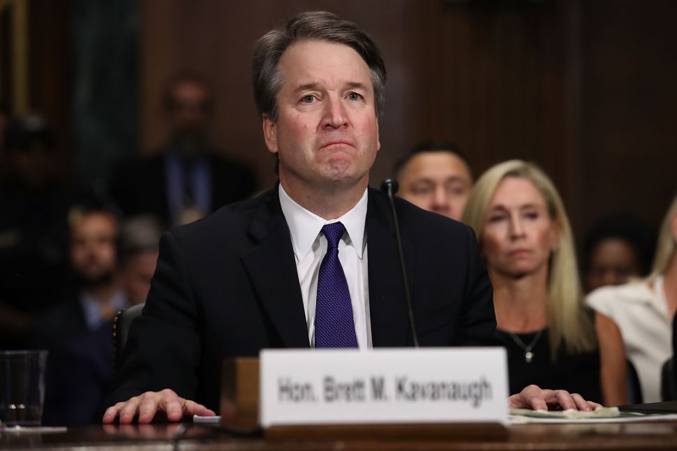 The ABC News team said Brett Kavanaugh was "on fire" during his hearing.
