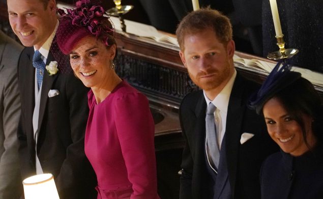 Kate Middleton and Meghan Markle Looked Nostalgic at Eugenie’s Wedding ...