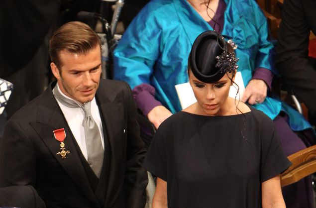 David Beckham and Victoria Beckham