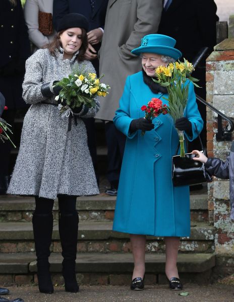 Princess Eugenie and Queen Elizabeth
