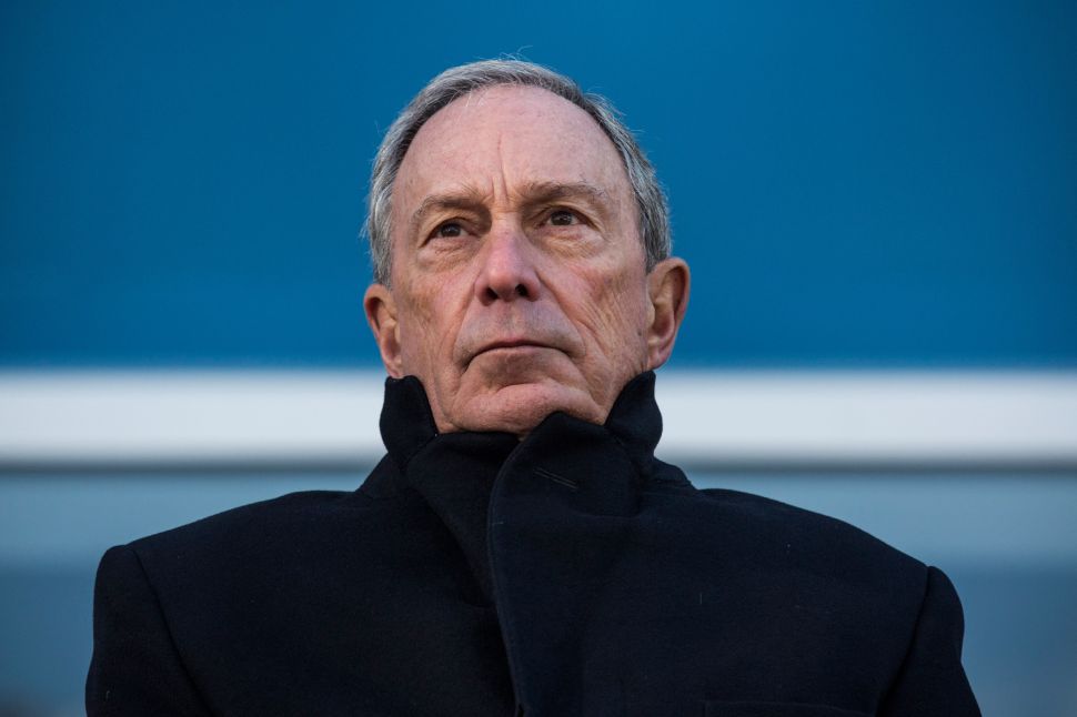 Former mayor of New York City Michael Bloomberg.