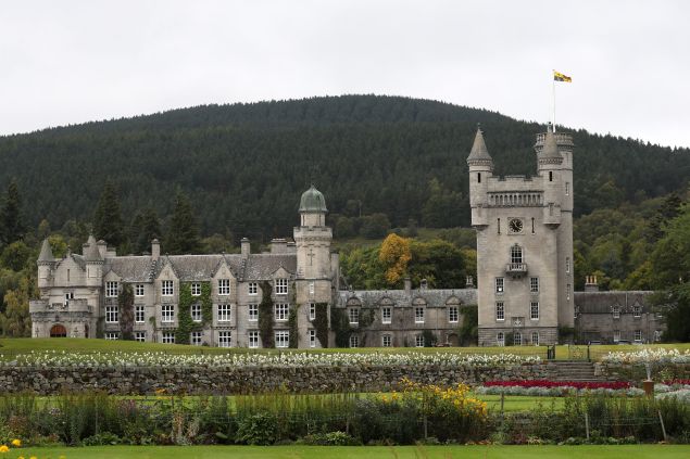queen elizabeth is back from Balmoral Castle in Scotland