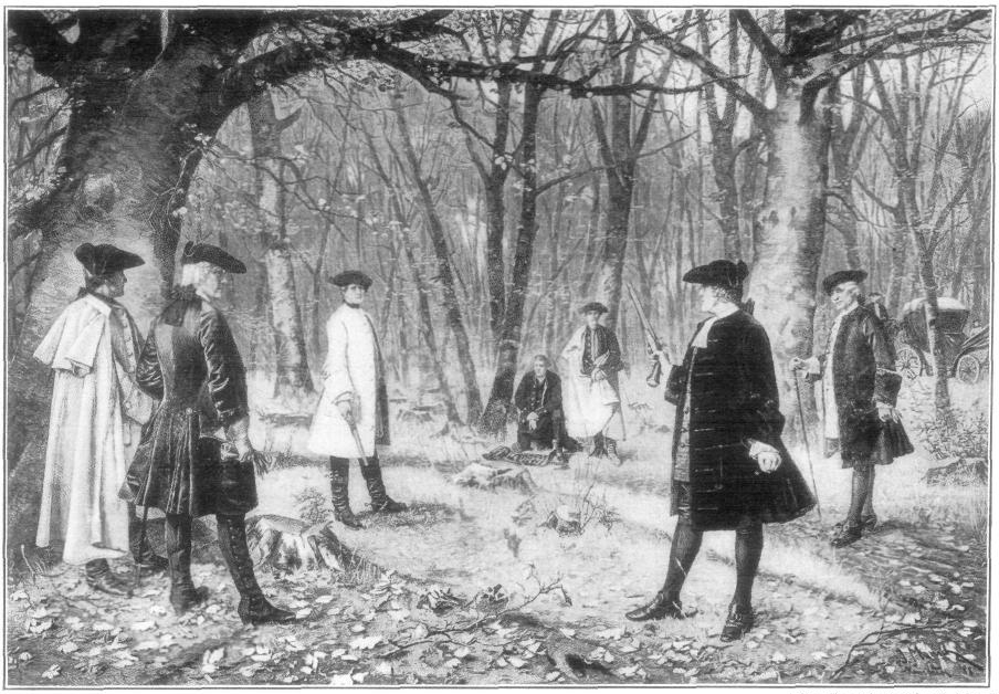 "Dear Alexander… If you’ve got something to say, name a time and place, face-to-face… I have the honor to be your obedient servant, A. Burr”