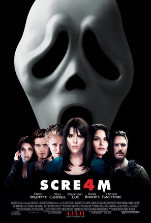 The famous mask seen in the movie poster for Scream 4.