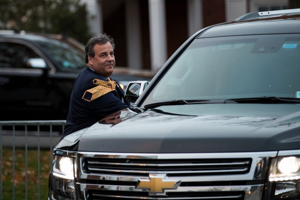 Former New Jersey Governor Chris Christie