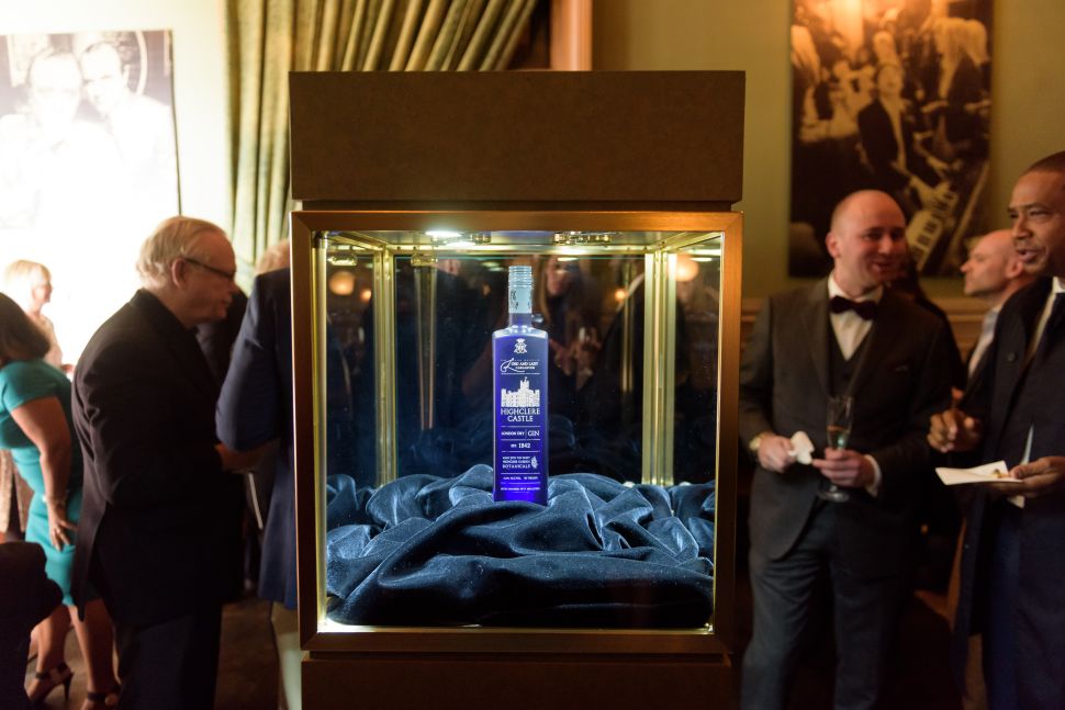 Highclere Castle Gin debuted in New York on November 14.