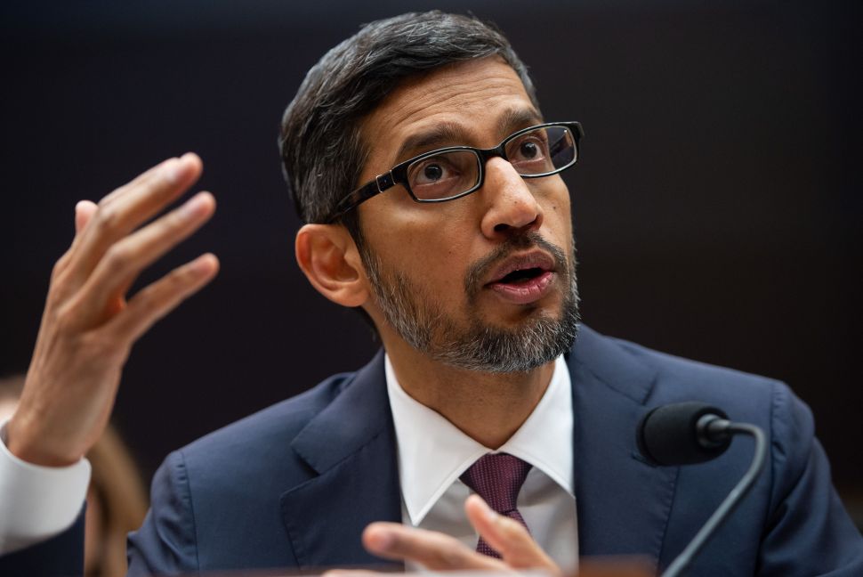 Sundar Pichai hearing