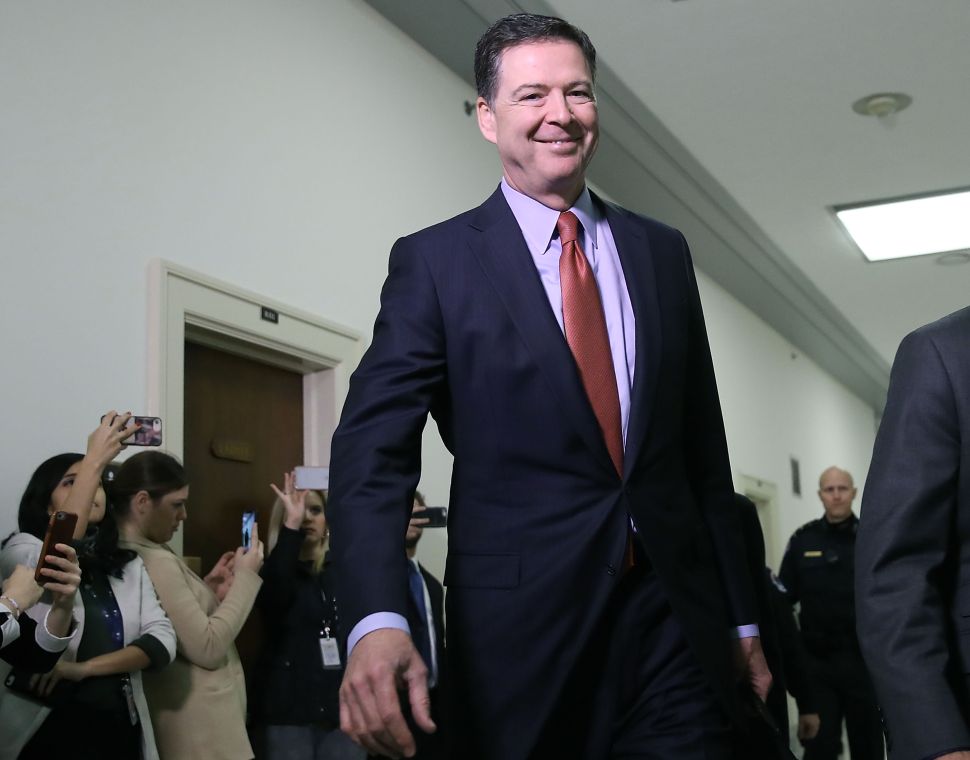 Former FBI Director James Comey.