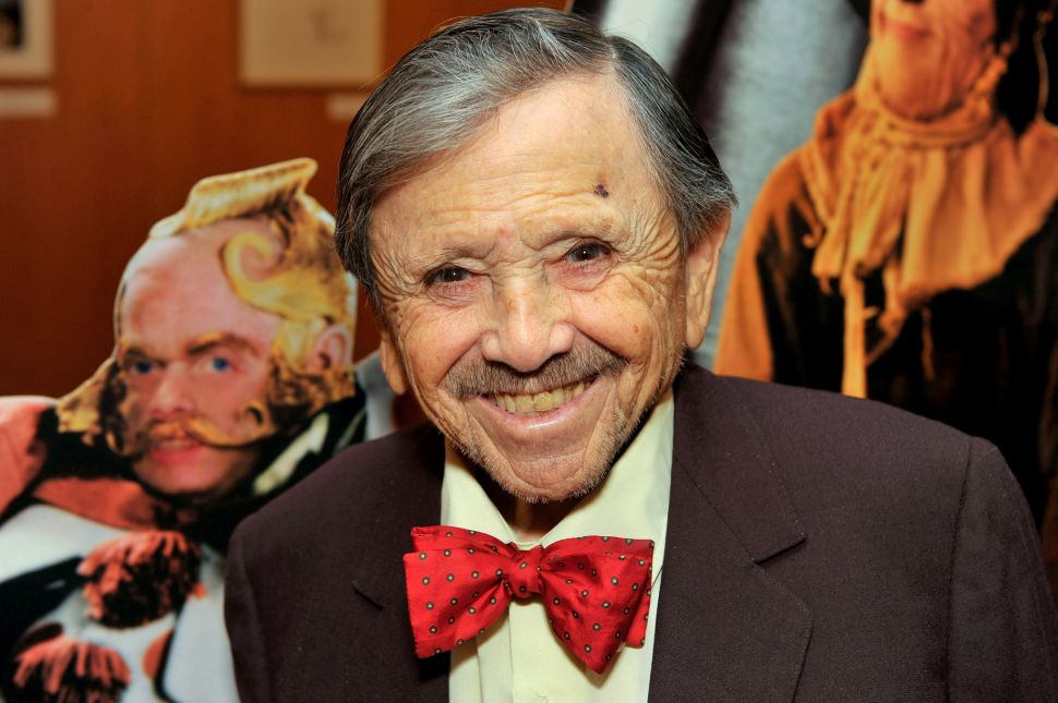 Actor Jerry Maren attends a screening of "The Wizard Of Oz" on August 3, 2009.