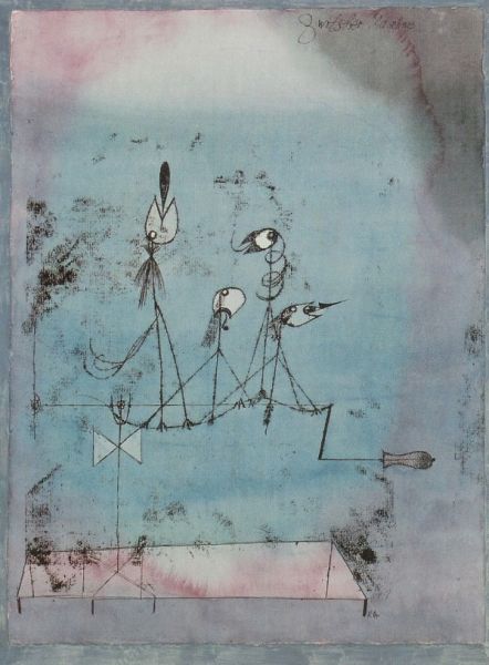 Paul Klee, Twittering Machine, 1922.