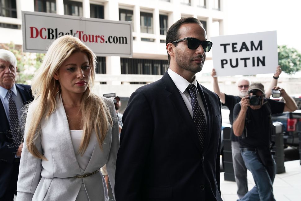 Former Trump Campaign aide George Papadopoulos.