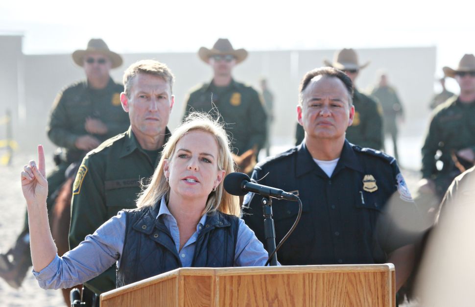 Kirstjen M. Nielsen, Secretary of the Department of Homeland Security.